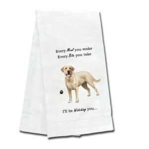 LABRADOR, YELLOW KITCHEN TOWEL