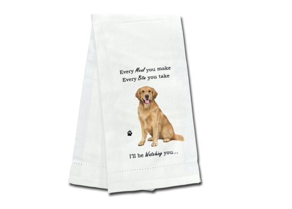 GOLDEN RETRIEVER KITCHEN TOWEL