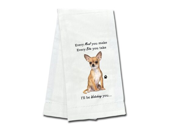 CHIHUAHUA, TAN KITCHEN TOWEL