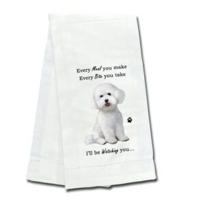 BICHON FRISE KITCHEN TOWEL