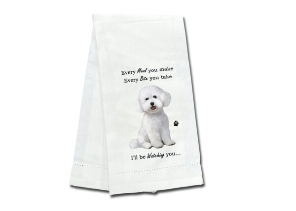 BICHON FRISE KITCHEN TOWEL