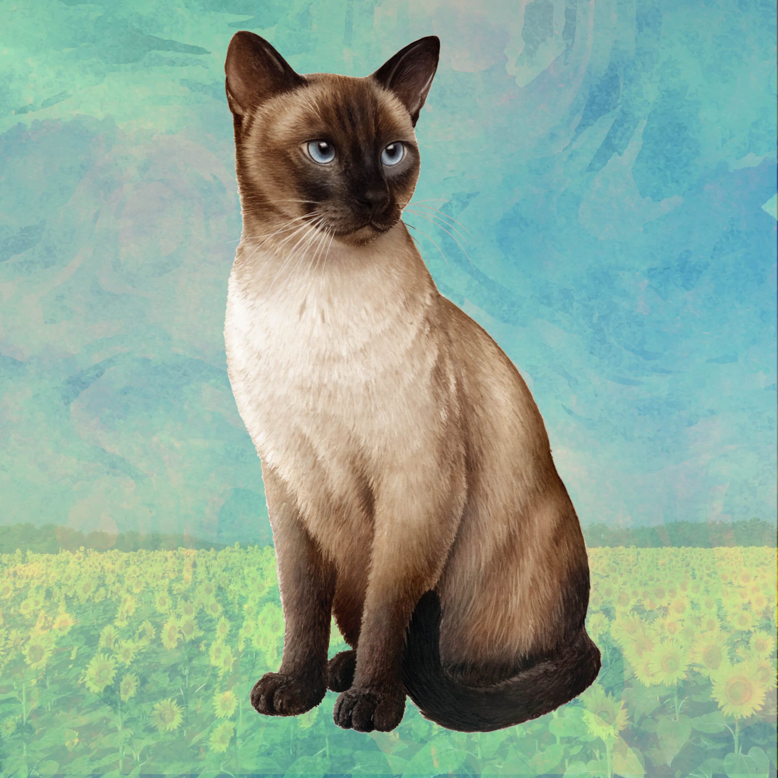 SIAMESE CAT HOME COASTERS