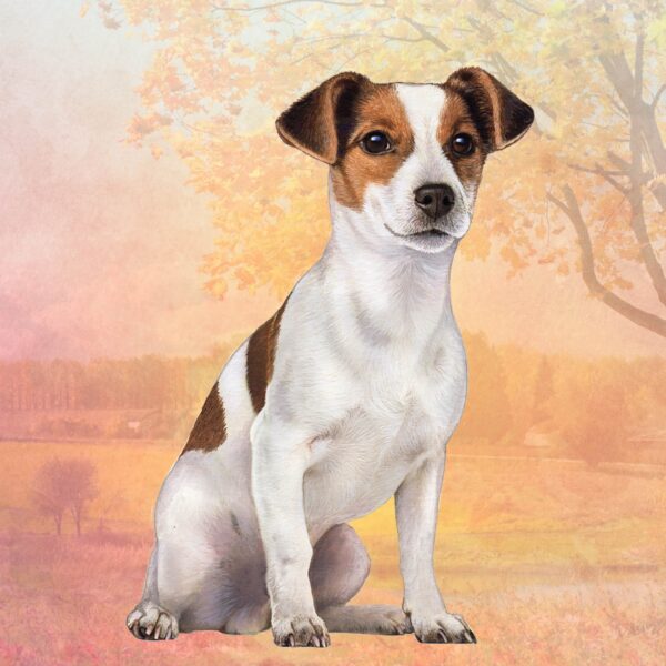 JACK RUSSELL SITTING HOME COASTERS