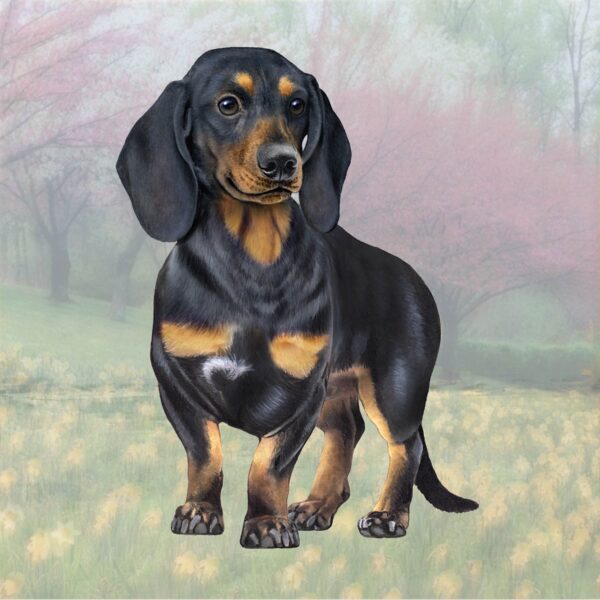 DACHSHUND , BLACK HOME COASTERS