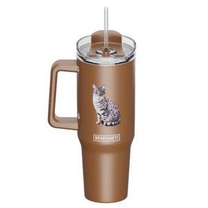 TABBY SILVER - INSULATED MUG