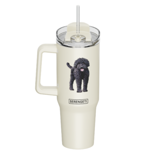 LABRADOODLE, BLACK - INSULATED MUG