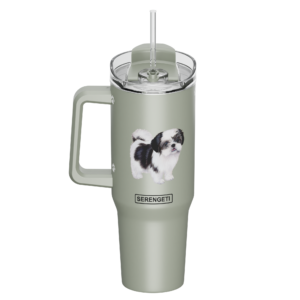 SHIH TZU, BLACK - INSULATED MUG
