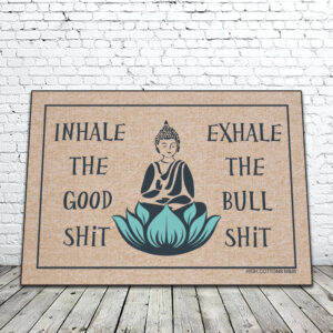 INHALE EXHALE BUDDHA MAT