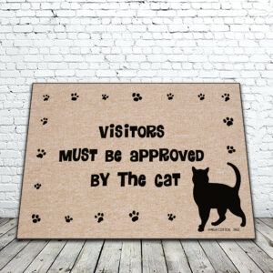 VISITORS APPROVED CAT MAT