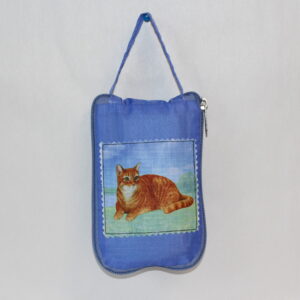 ORANGE TABBY FOLDABLE TOTES
