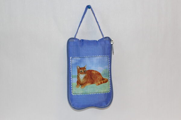 ORANGE TABBY FOLDABLE TOTES