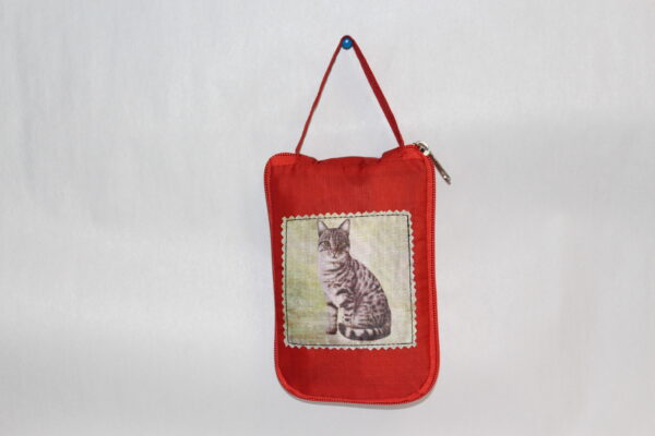 SILVER TABBY FOLDABLE TOTES