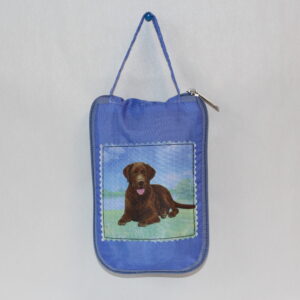 LABRADOR, CHOCOLATE FOLDABLE TOTE