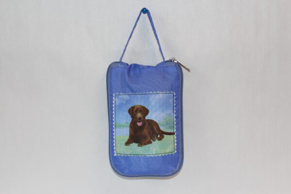 LABRADOR, CHOCOLATE FOLDABLE TOTE