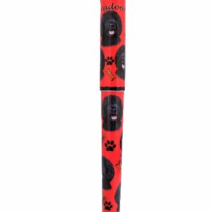 LABRADOODLE, BLACK DOG PEN