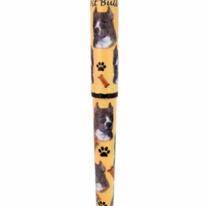 PITBULL, BRINDLE & WHITE DOG PEN