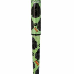 POODLE, BLACK DOG PEN
