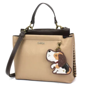 Charming Satchel - Gray Elephant - taupe