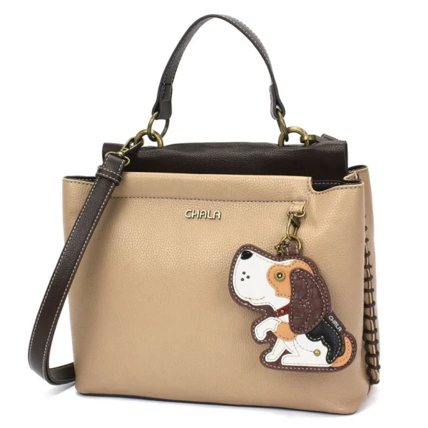 Charming Satchel - Gray Elephant - taupe