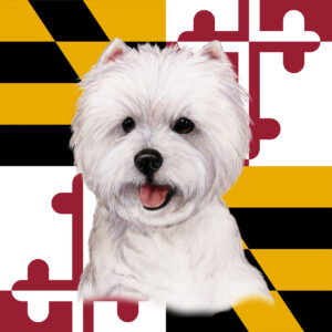 WESTIE BEST OF BREED - GARDEN FLAG