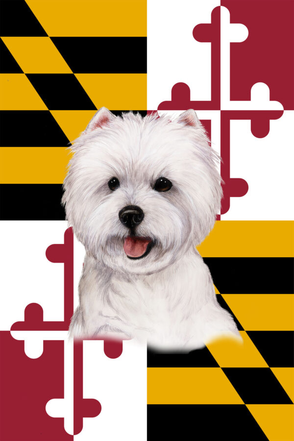 WESTIE BEST OF BREED - GARDEN FLAG