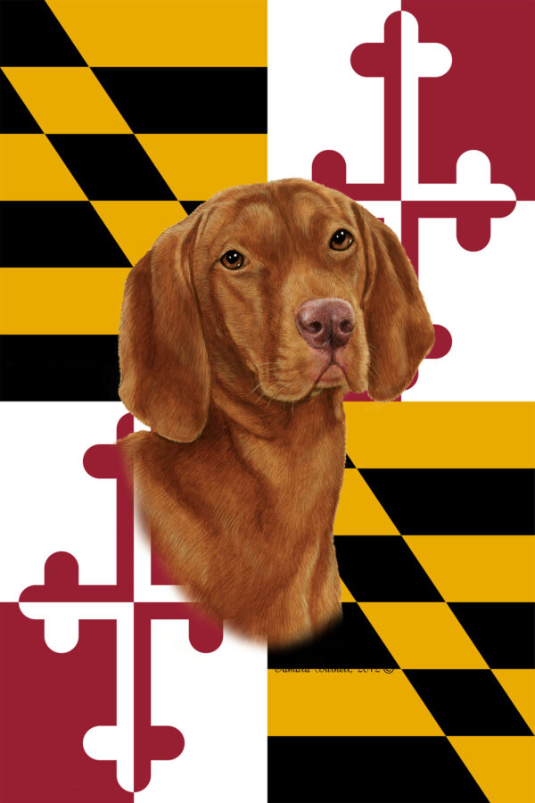 VIZSLA BEST OF BREED - GARDEN FLAG