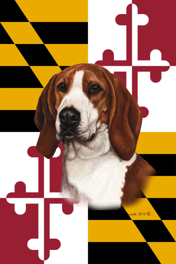 TREEING WALKER COON HOUND BEST OF BREED - GARDEN FLAG