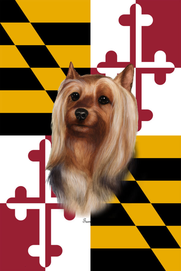 SILKY TERRIER BEST OF BREED - GARDEN FLAG