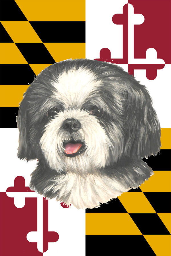 SHIH TZU PUPPY CUT BEST OF BREED - GARDEN FLAG