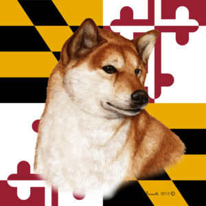 SHIBA INU BEST OF BREED - GARDEN FLAG