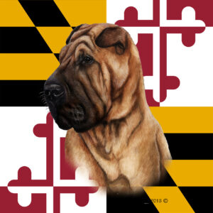 SHARPEI BEST OF BREED - GARDEN FLAG
