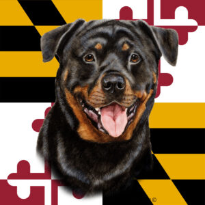 ROTTWEILER BEST OF BREED - GARDEN FLAG