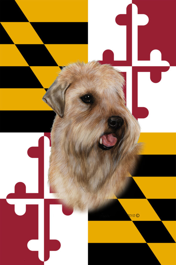 SOFT COATED WHEATEN BEST OF BREED - GARDEN FLAG
