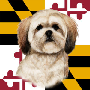 LHASA APSO BEST OF BREED - GARDEN FLAG