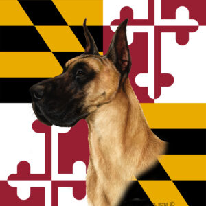 GREAT DANE FAWN BEST OF BREED - GARDEN FLAG