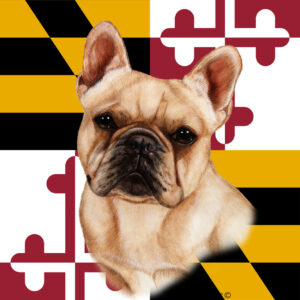 FRENCH BULLDOG CREAM BEST OF BREED - GARDEN FLAG