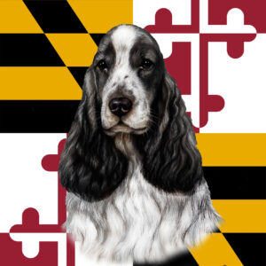 ENGLISH COCKER SPANIEL BEST OF BREED - GARDEN FLAG
