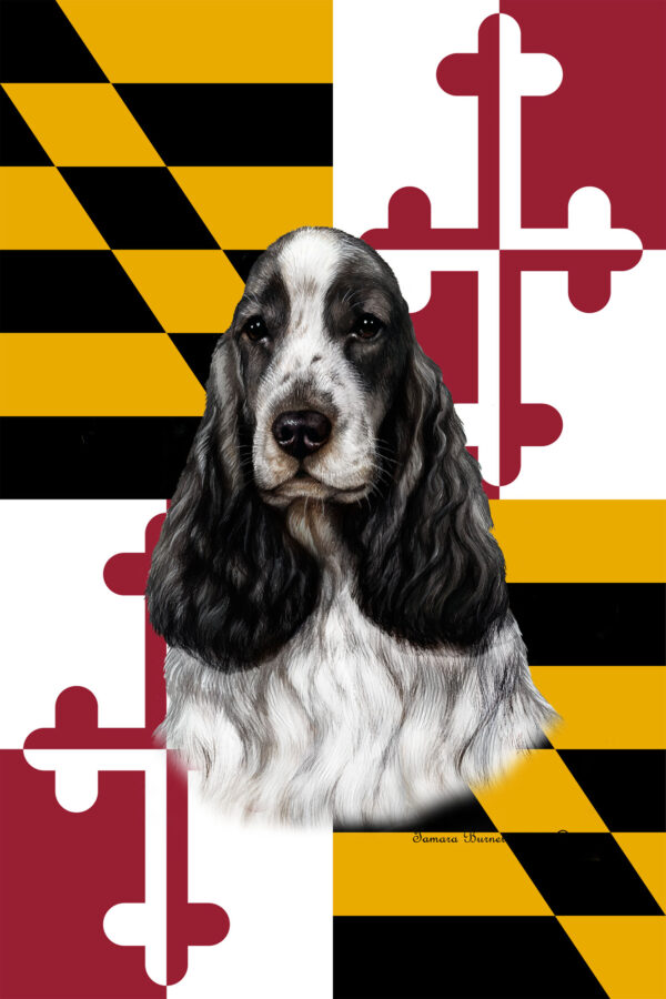 ENGLISH COCKER SPANIEL BEST OF BREED - GARDEN FLAG