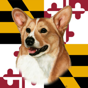 CORGI PEMBROKE BEST OF BREED - GARDEN FLAG