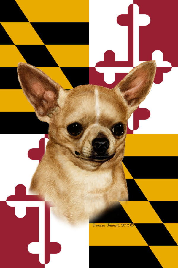 CHIHUAHUA TAN BEST OF BREED - GARDEN FLAG