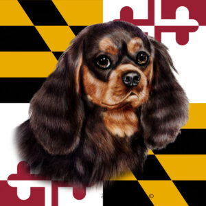 CAVALIER KING CHARLES BEST OF BREED - GARDEN FLAG