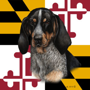 BLUE TICK COON HOUND BEST OF BREED - GARDEN FLAG