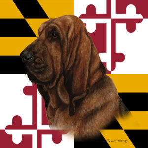 BLOOD HOUND BEST OF BREED - GARDEN FLAG