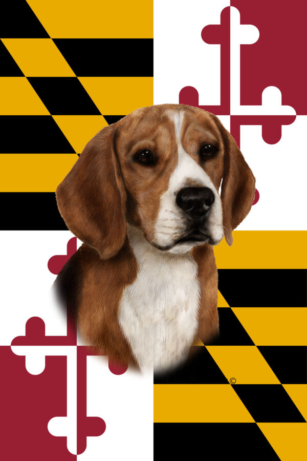 BEAGLE BEST OF BREED - GARDEN FLAG