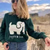 CHENILLE SWEATER, FOREST - Image 2