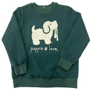 CHENILLE SWEATER, FOREST