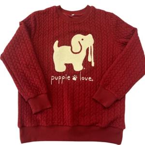 CHENILLE SWEATER, MAROON