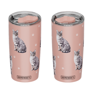 Tabby Silver Serengeti 20 oz Tumbler