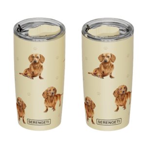 Dachshund, red Serengeti 20 oz Tumbler