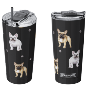 French Bulldog Serengeti 20 oz Tumbler